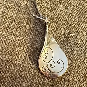 Brighton twirl pendant necklac